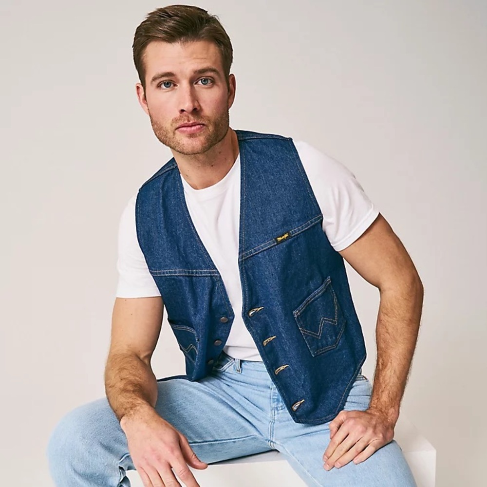Wrangler Unlined Denim Vest